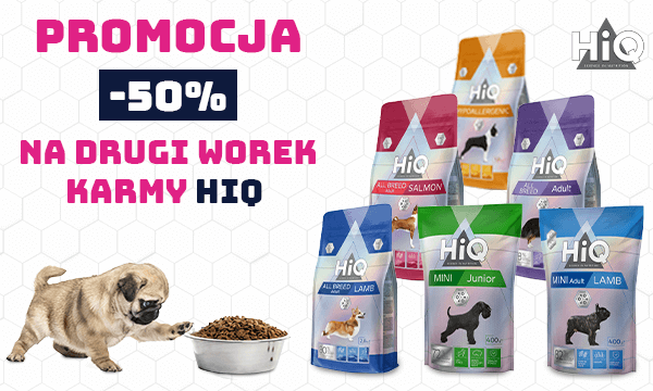 HiQ -50% na drugi worek karmy